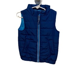 Cat  Jack Boys Puffer Vest, Blue, Size 2T