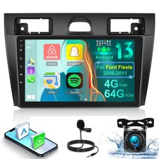 4g+64g Android 13 Autoradio per Ford Fiesta 2006-2011, 9 Pollici Schermo Radio C - Miniatura 1