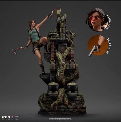 Iron Studios Tomb Raider Lara Croft 14in Figure Statue Model Deluxe Version
