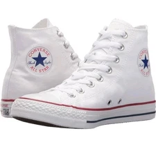 Converse All Star Hi Optic White Ankle-High Fashion Sneaker Size 10M / 12W