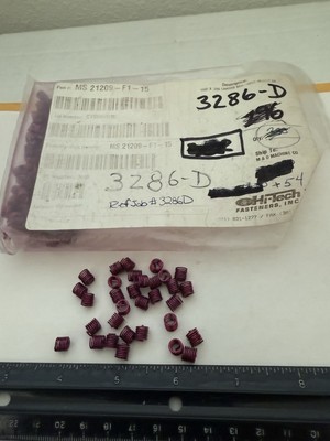 New Qty (25) 10-32 X 1.5D Helicoils, Screw Lock, MS21209F1-15, 3591-3CN285