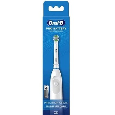 Oral-B Pro Battery Power Precision Clean Zahnbürste Weiß