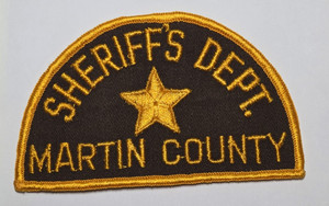 Vintage MINN Martin County Sheriff MN Police Patch Fairmont Minnesota