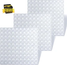 300PCS Clear Cabinet Door Bumpers, Rubber Bumpers Self Adhesive, Sound Dampening