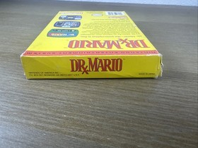 Dr Mario NES Nintendo 1990 Complete In Box CIB Tested Working