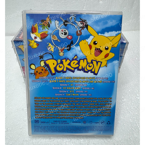 Pokemon Complete Series DVD Box Set (Seasons 1–25) English Dubbed All Region - Zdjęcie 10 z 18