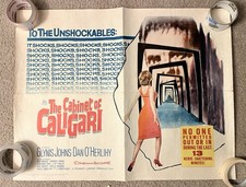 The Cabinet of Caligari (1962) Original Movie Poster Folded 27x41