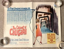 The Cabinet of Caligari (1962) Original Movie Poster Folded 27x41