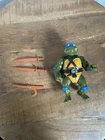 VTG 1988 Leonardo Teenage Mutant Ninja Turtles Figure Weapons TMNT