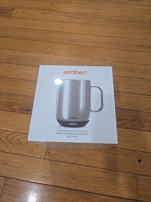 Ember Mug 2 Smart App Controlled Heated Coffee Cup - 14oz Stainless Steel.