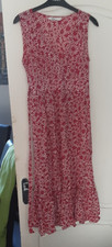 Dash Ladies Sleeveless V Neck Beach Holiday Summer Dress Size 10