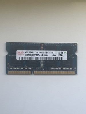 HYNIX 4GB 2RX8 PC3-10600S-9-11-F3 Laptop Computer Arbeitsspeicher RAM