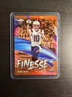 2024 Topps Chrome - Drake Maye Rookie Finesse #F-2 Orange Refractor /25