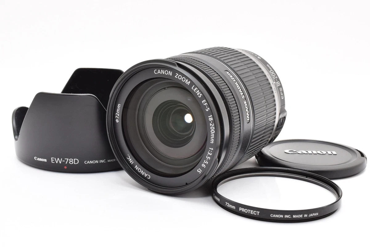 Canon EF-S 18-200mm Focal Camera Lenses for sale | eBay