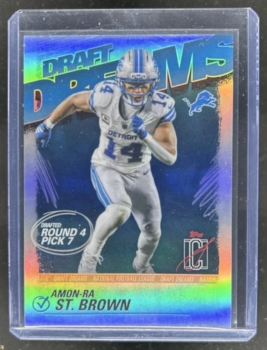 2025 Topps Signature Amon-Ra St. Brown Base (RAW)