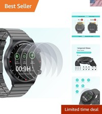 Crystal Clear 1.65" Smartwatch Screen Protectors - Anti-Scratch Bubble Proof