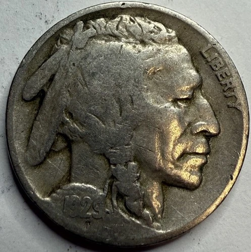 1929 D Buffalo Nickel Exact Coin Imaged #BF191