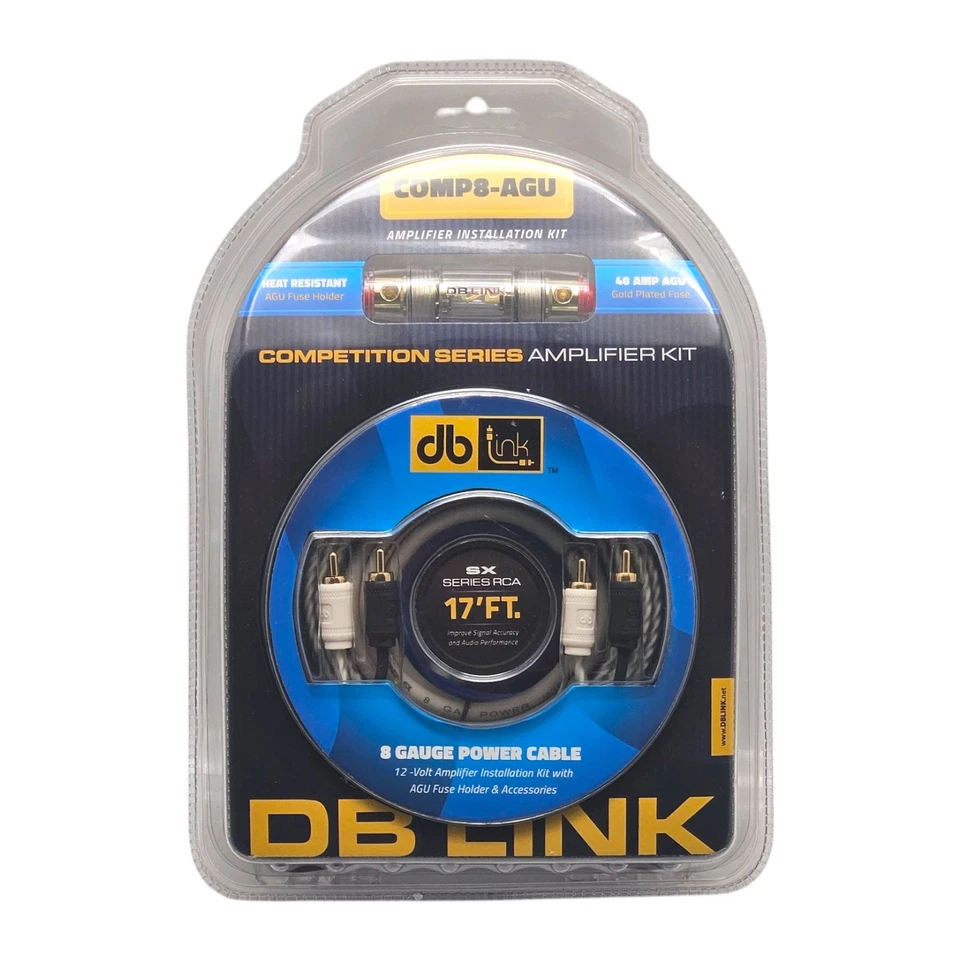 DB Link COMP8-AGU 8-gauge 12-Volt Competition Series Amplifier Installation Kit - Image 3 of 4