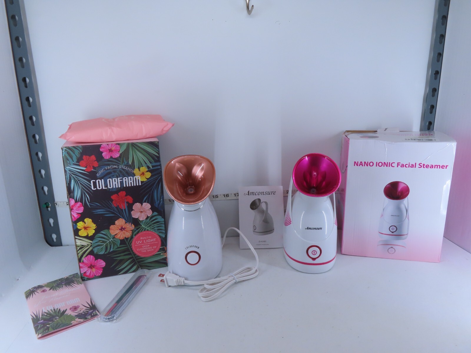 (BUNDLE) COLORFARM & AMCONSURE FACIAL STEAMERS NANO IONIC MIST SPA HUMIDIFIER