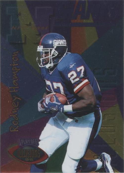 1996 Playoff Illusions Rodney Hampton #105 - 1 of 2