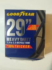 Goodyear 29" x 1.9"-2.3" 30% Thicker Heavy Duty Bicycle Tube Black Bike Open Box