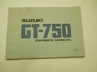 Manuel du propriétaire GT750 SUZUKI « Rare »