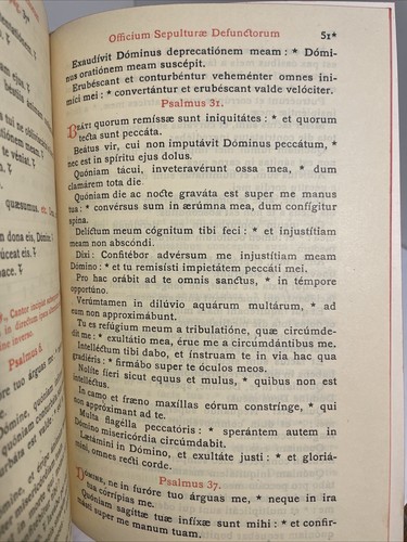 Processionale Cisterciense 1946; LATIN TEXT; CISTERCIAN ORDER Westmalle, Belgii - Imagen 23 de 24