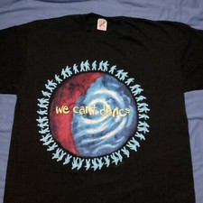 Unworn 1992 GENESIS XL T-Shirt WE CAN  T DANCE Concert TOUR CITIES Phil Collins