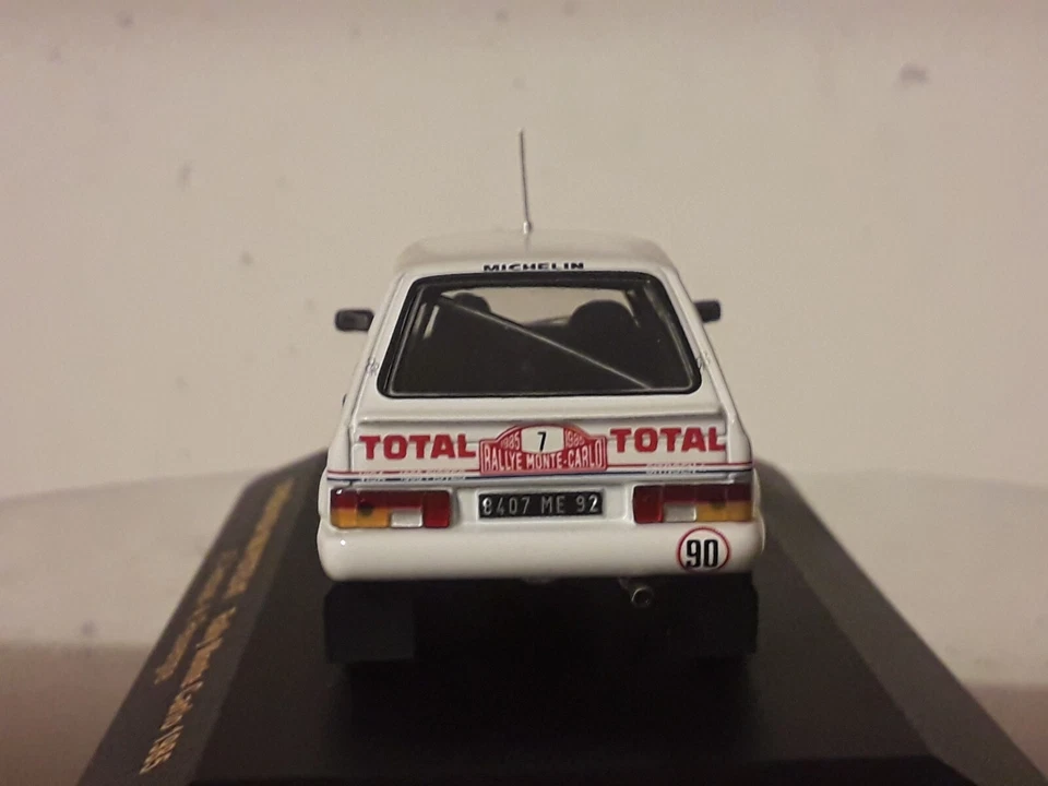 ixo rac111 citroen visa 1000 pistes rally montecarlo 1985 j.c.andruet 1:43 - Immagine 3 di 4
