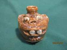 MARIE ROGERS JUGTOWN GEORGIA POTTERY FACE JUG