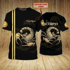 Scorpio - Personalized Name 3D T-SHIRT Mother Day Gift All Over Print Best Price