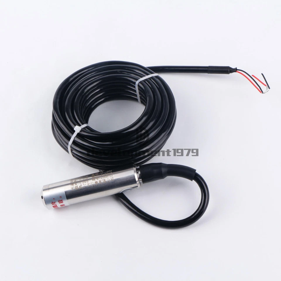 1PC Water Level Transmitter Liquid Level Transducer Sensor 1-10M Cable 4-20MA - Image 2 of 4