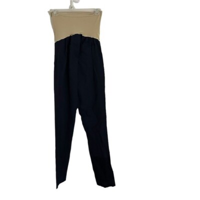 navy blue maternity dress pants Navy Blue Pleated Relax Fit Maternity Pants