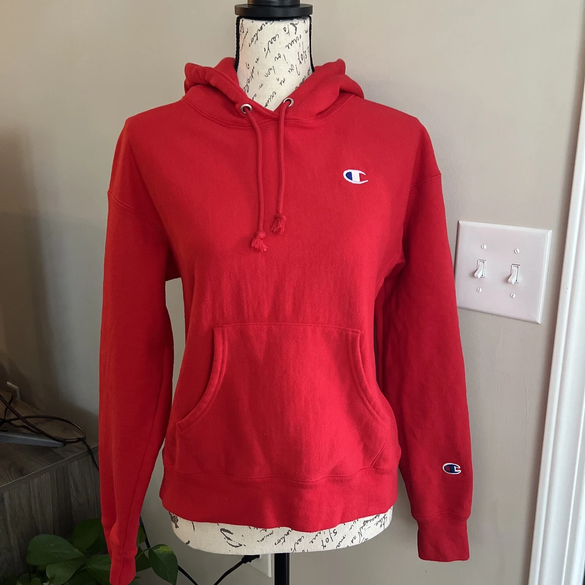 Sudadera Wilson Talla EG Deportiva Con Capucha Y Bolsa Canguro Vino