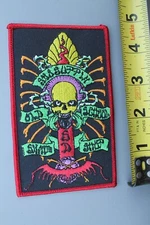 BDS Bulldog Skates Wes Humpston Dogtown Skull Vintage Skateboarding Sew-On PATCH