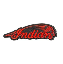 Indian Motorcycle Biker Patch, Iron On/Sew On