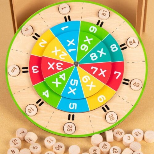 Montessori Wooden Arithmetic Toy Math Toy Calculate Game  Kindergarten - Picture 1 of 8
