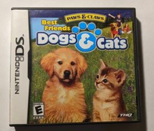 Paws  Claws: Best Friends Dogs  Cats Nintendo DS - NTR-AHJE-USA Complete