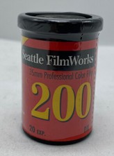 SEATTLE FILMWORKS 35MM FILM ISO200 20 exposure EXPIRED 7/2000 NEW SEALED IN TUBE