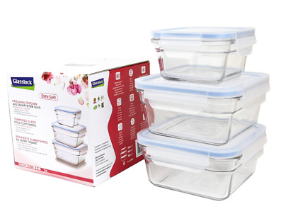 Glasslock Set 3-tlg. Oven Type (1x405ml, 2x 900ml) (GL-1586)