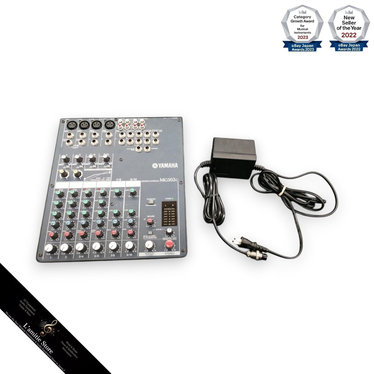 Yamaha MG102c 10 Input Mixing Console Live Studio Mixers Yamaha MG102c 10 Input Mixing Console Live Studio Mixers