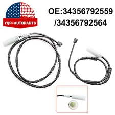 2Pcs Brake Pad Wear Sensor Front & Rear For BMW E90 E81 328i 335i 34356792559
