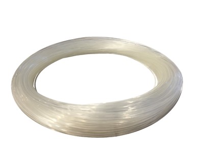 60” 400lb Test precut Monofilament Leader line decoy line clear with Crimps