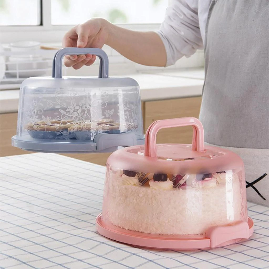 Cake Stand, Container with Handle, Suitable for 8 Inch Diameter