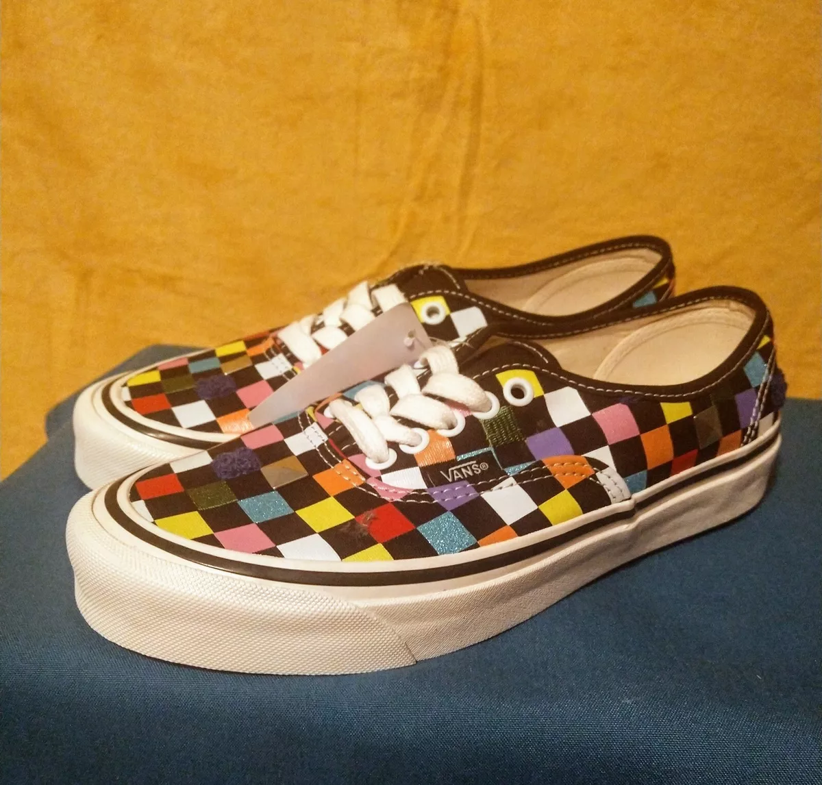 Vans Authentic 44 DX Anaheim Factory Mix Checkerboard Shoes Men s