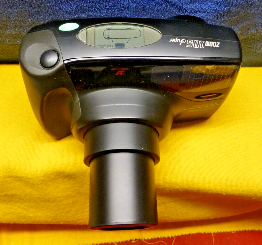 PENTAX ZOOM 105 SUPER 35mm POINT & SHOOT FILM CAMERA FRESH