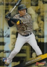 2015 Bowman's Best Gold Refractor #49 Jung Ho Kang Pirates NM-MT+ RC Rookie 3/50