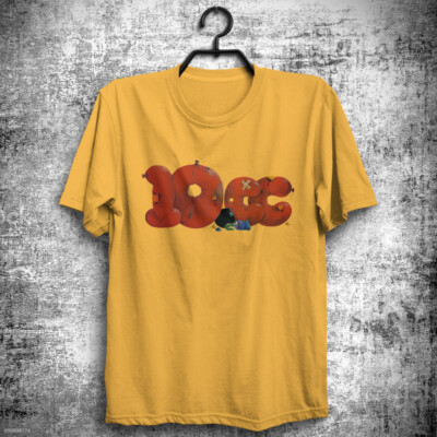 10cc Rock Band Retro T-Shirt Graham Gouldman Eric Stewart Kevin Godley Lol Creme