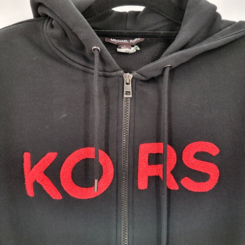 Logo Full ZIP Hoodie Black Heavy Duty 