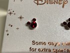 Disney Silver Plated Mickey Mouse Necklace & Earrings With Red July Crystal- NEW — photo 7